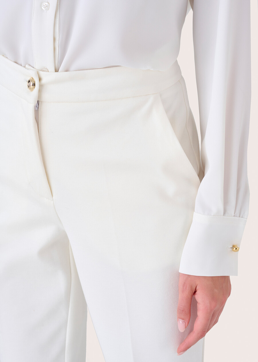 Pantalone Alice in punto Milano BIANCO WHITENERO BLACK Donna , immagine n. 5