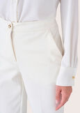 Pantalone Alice in punto Milano BIANCO WHITENERO BLACK Donna immagine n. 5