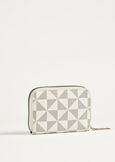 Palm Small eco-leather wallet BIANCO BURRO Woman image number 1