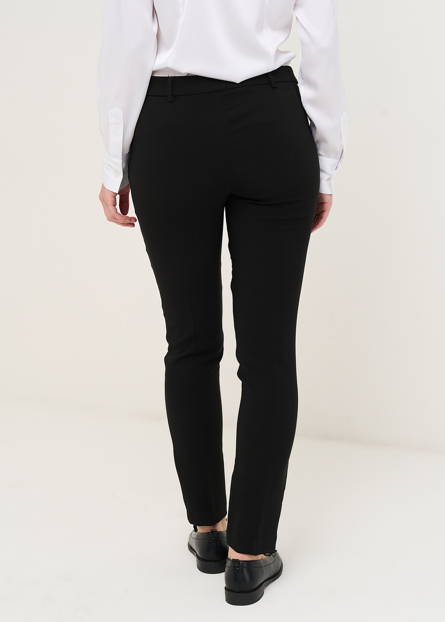 Pantaloni Scarlett skinny tessuto tecnico NERO BLACK Donna , immagine n. 4