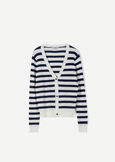Cardigan Ceres in filo di viscosa BIANCO WHITE Donna immagine n. 4