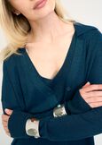 Cliff lurex knit cardigan AZZURO AZZURRO Woman image number 2