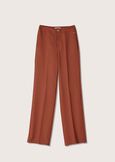 Pantaloni Plinio effetto stuoia MARRONE CACAO Donna immagine n. 5