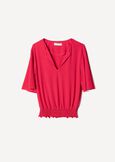 Blusa Celina in jersey VERDE GARDENROSA FUCSIA Donna immagine n. 4