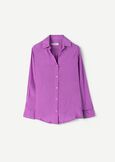 Camicia Campbell in seta e viscosa BLUBEIGE LATTEBLUE TURCHESEVIOLA MULBERRY Donna immagine n. 4