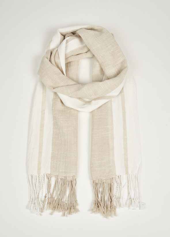 Sciarpa Siro 100% cotone BEIGE Donna null