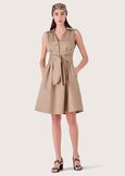 Alberto sleeveless dress BEIGE Woman image number 1