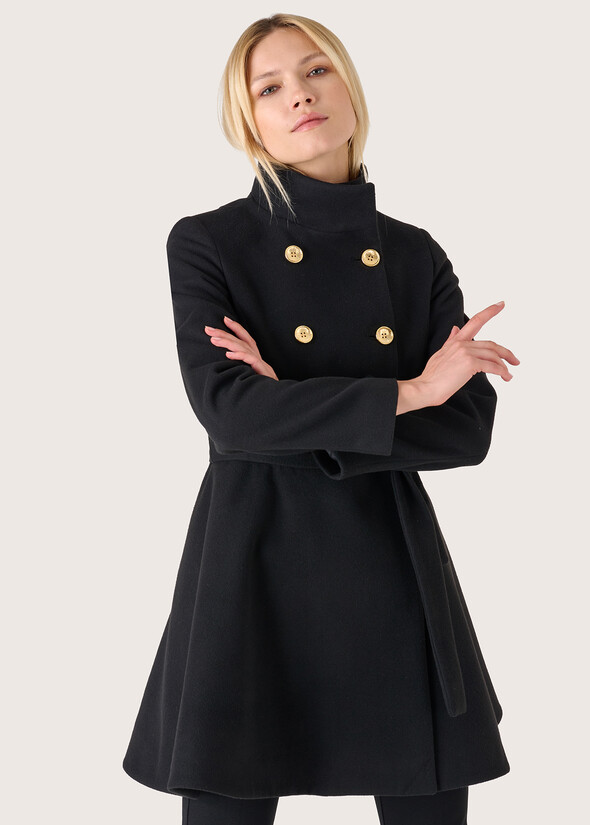 Costant cloth coat NERO BLACK Woman null