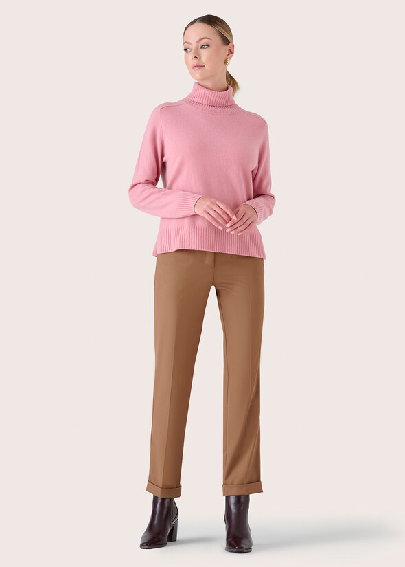 Pantalone Bella in poliviscosa MARRONE Donna null