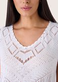 Top Teas in crochet BIANCO Donna immagine n. 3