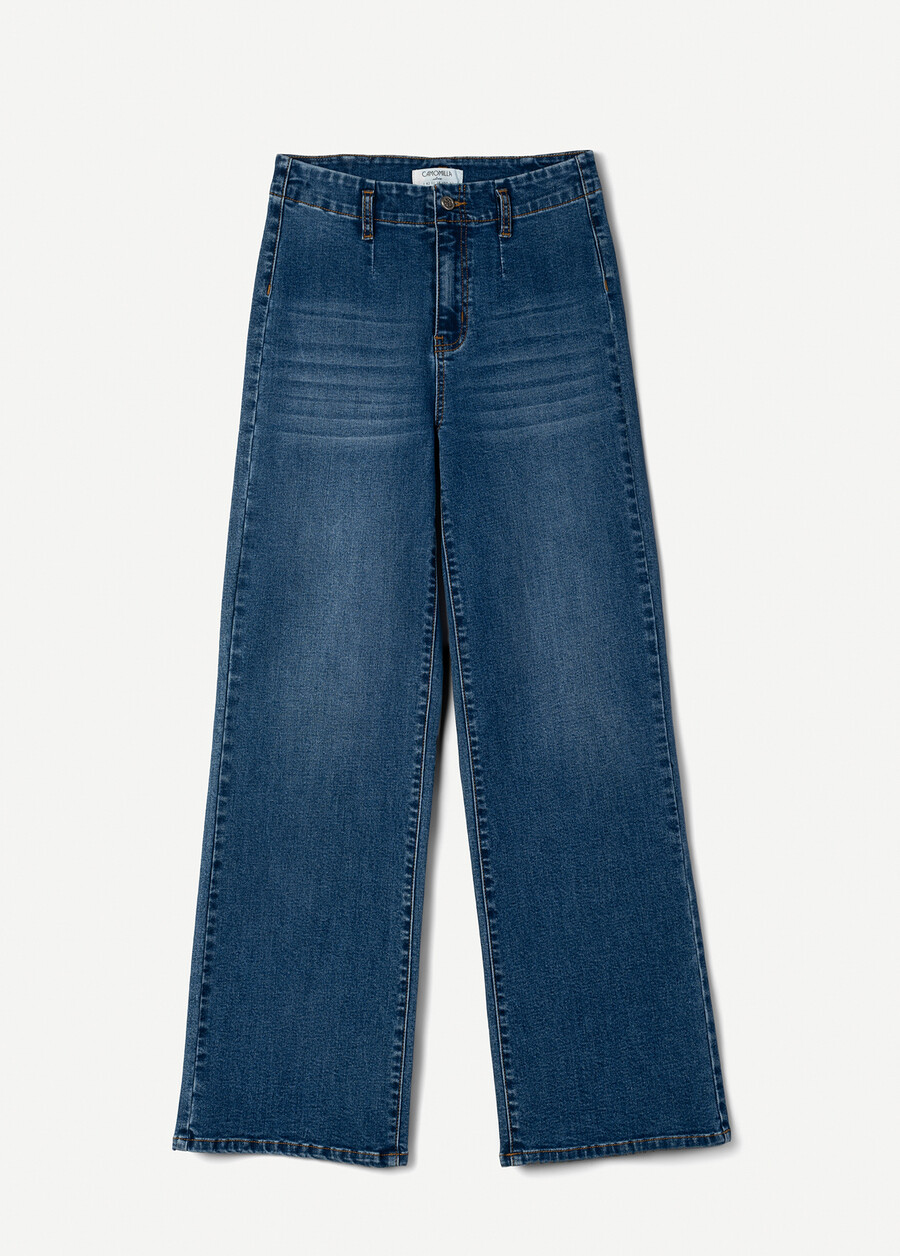 Dean denim cotton trousers DENIM MEDIUM DENIMBLUE OLTREMARE  Woman , image number 5