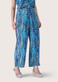 Plinia patterned trousers BLU FRENCH Woman image number 3
