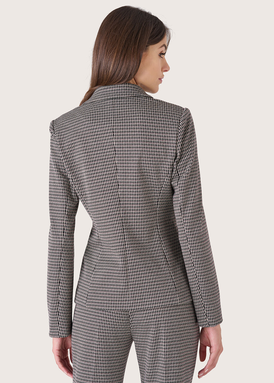 Monica houndstooth blazer NERO Woman , image number 3