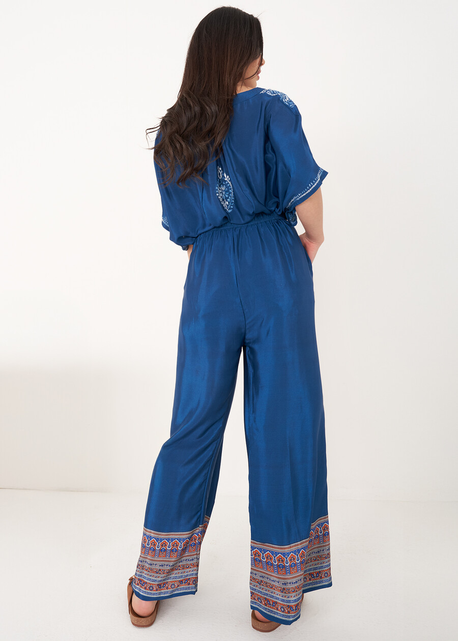 Pantaloni Pal A Zampetta BLU OTTANIO Donna , immagine n. 4