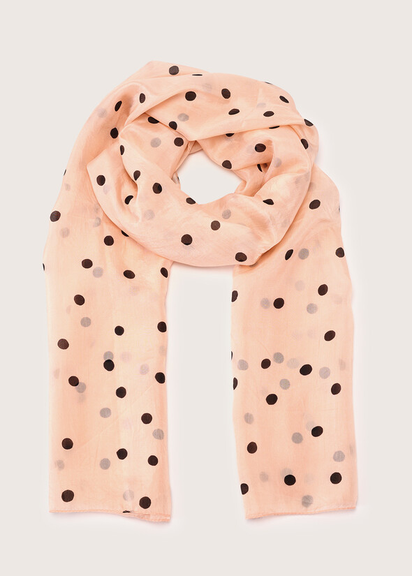 Salvia 100% silk scarf ROSA Woman null
