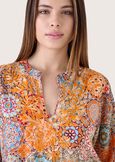 Chloe patterned blouse ARANCIO CARROT Woman image number 2