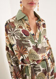 Abito a camicia Cady fantasia VERDE Donna immagine n. 3