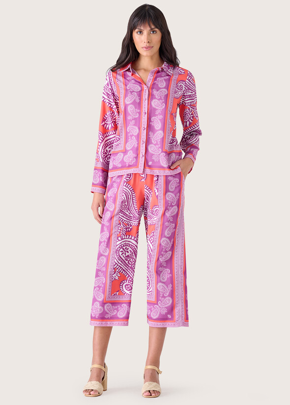 Pinocchietto Padye in crepe ARANCIO SUNRISE Donna null