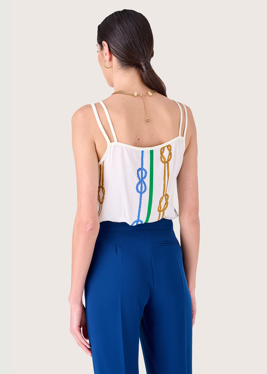 Top Tiago 100% viscosa BIANCO Donna , immagine n. 3