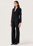 Giorgia technical fabric trousers NERO BLACKBEIGE GESSOBLU Woman image number 6