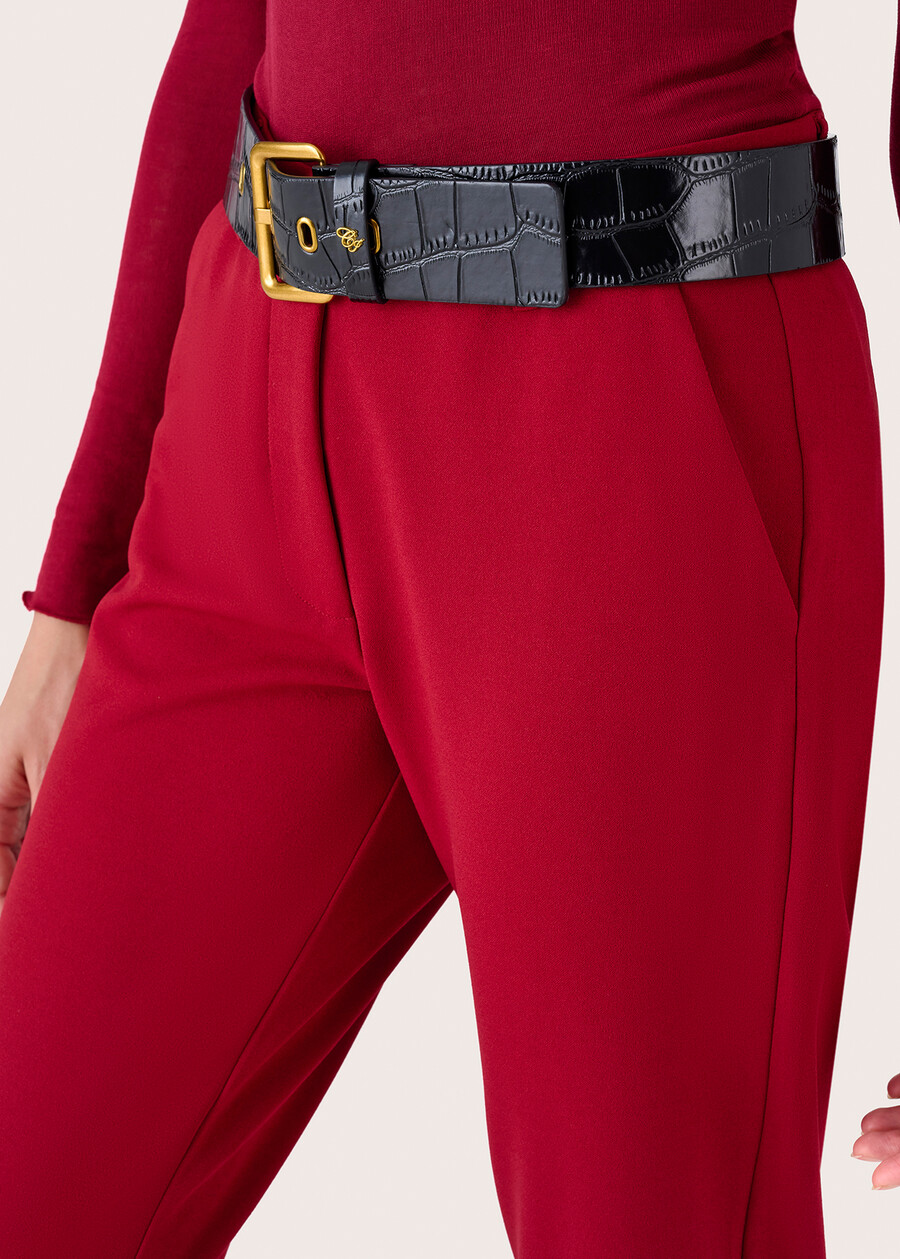 Pantalone Bella a gamba dritta ROSSO MARTEBLUE DARK BLUEMARRONE Donna , immagine n. 3