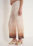 Pantaloni Peter In Viscosa Fantasia BEIGE LIGHT BEIGE Donna immagine n. 3