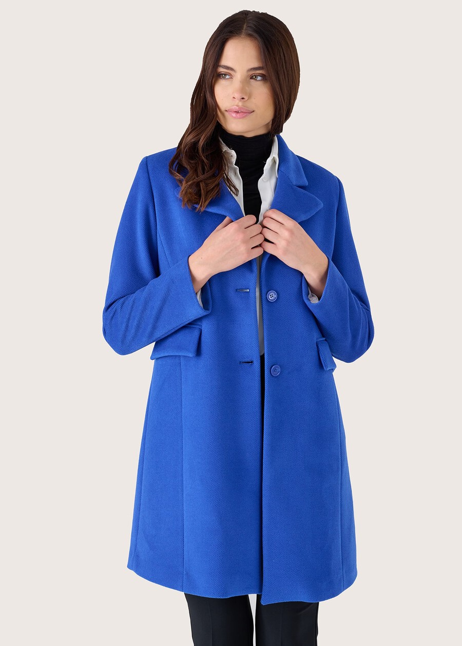 Cappotto Clotilde in panno VIOLA FRESIAELETR Donna , immagine n. 3