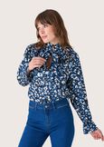 Blusa Charon stampa animalier BLU AVION Donna immagine n. 1