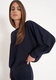 Blusa Cassy in jersey GRIGIO GREYBLUE OLTREMARE  Donna immagine n. 2