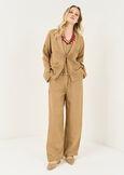 Pantaloni Park a vita alta BEIGE Donna immagine n. 1