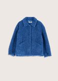 Gaetan astrakan effect jacket BLU AVION Woman image number 5