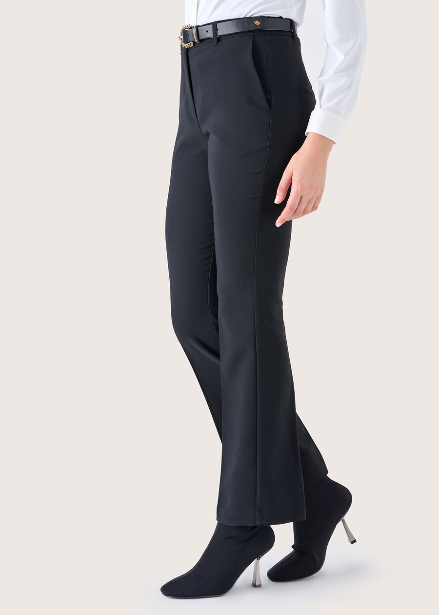 Pantalone Jacquelie in tessuto tecnico NERO BLACK Donna , immagine n. 3