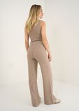 Pantaloni Paky in maglia a coste MARRONE Donna immagine n. 5