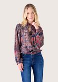 Blusa Constance in misto viscosa BLU GRAFITE Donna immagine n. 1