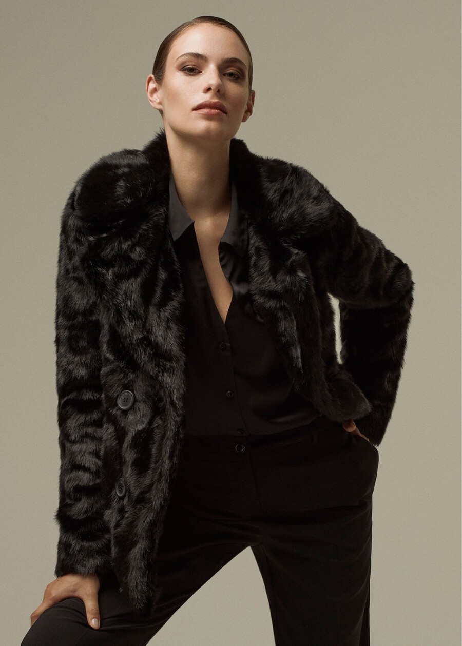 Giubbino Gael in ecopelo NERO BLACK Donna , immagine n. 1
