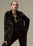 Gael eco-fur jacket NERO BLACK Woman image number 1
