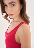Telina V-Neck Tank Top VERDE GARDENROSA FUCSIA Woman image number 3