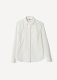 Alessia-D basic cotton shirt BIANCO WHITEBLU CELESTE Woman image number 4