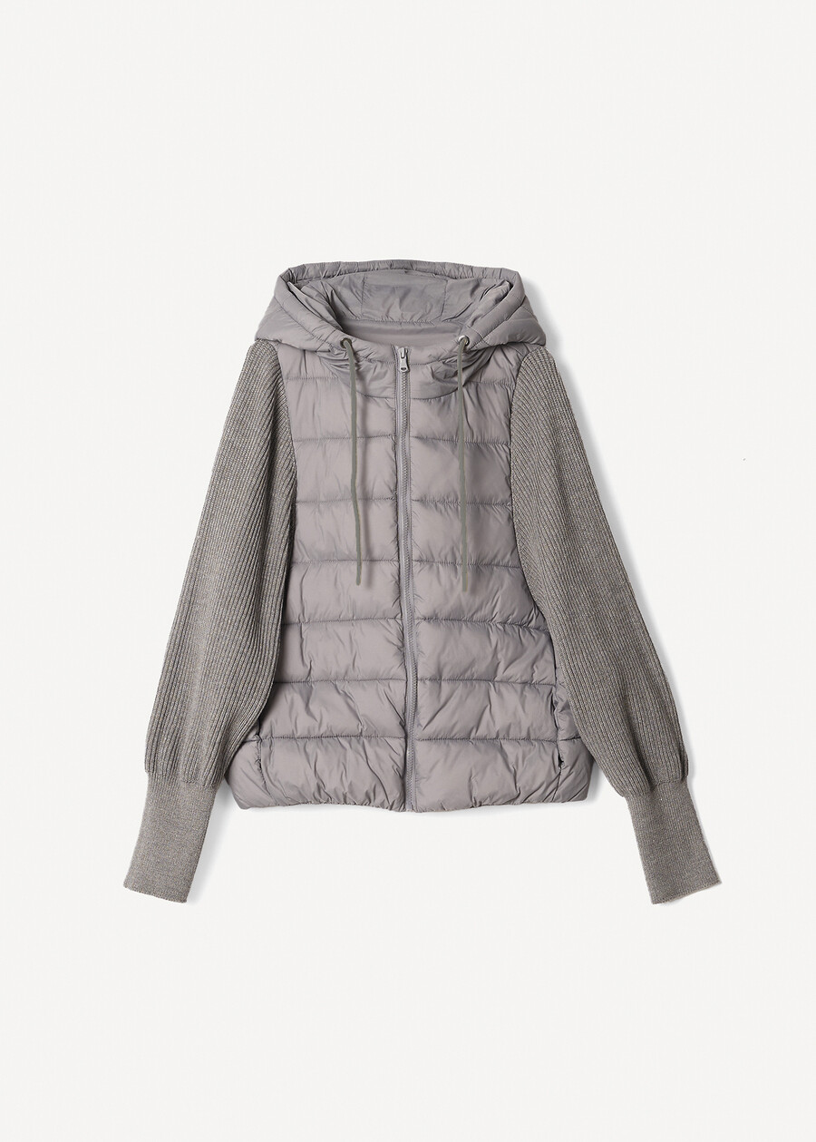 Paggy quilted belted jacket GRIGIO Woman , image number 5