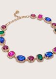 Ginny necklace with crystals ROSA FUCSIASILVER Woman image number 4