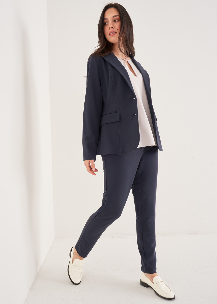 Giselle-L Comfort Blazer BLU AVION Woman , image number 4