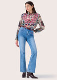 Pantalone Cindy in denim di cotone DENIM MEDIUM DENIM Donna immagine n. 2