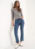 Pantalone Jacqueline in denim di cotone DENIM MEDIUM DENIM Donna immagine n. 1