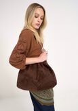 Borsa a sacca Bayl in eco camoscio MARRONE Donna immagine n. 1