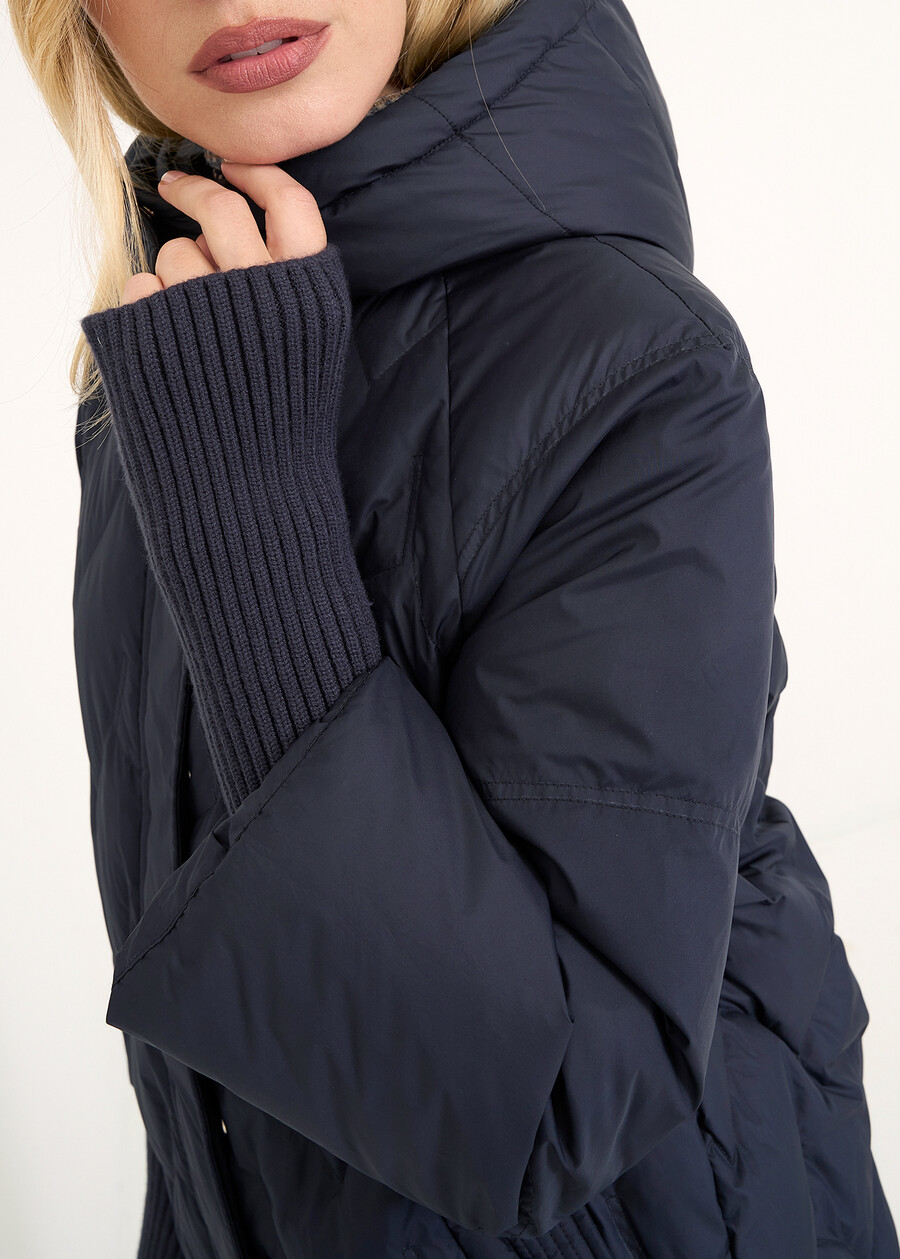Piumino medio Pietro in piuma d'oca GRIGIO GREYBLU Donna , immagine n. 3
