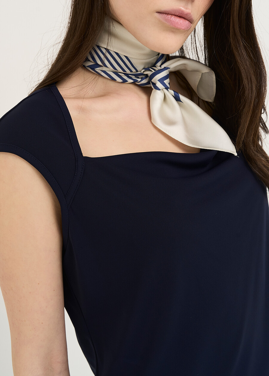 Top Tildy scollo a trapezio BLU Donna , immagine n. 2