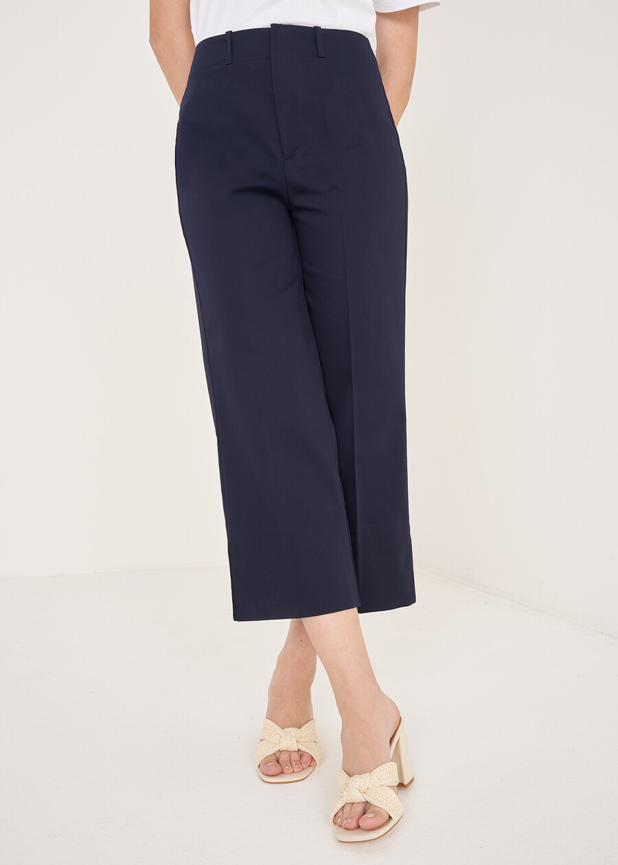 Pantaloni Sara-B in Misto Cotone BLU Donna , immagine n. 2