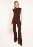 Top Toffee in maglia con micropaillettes MARRONE Donna immagine n. 4
