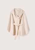 Mantella Marte con cappuccio NERO BLACKBEIGE LATTEBLUE OLTREMARE Donna immagine n. 6