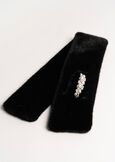Collo Stefy in ecopelliccia con perle NERO BLACKBEIGE LATTE Donna immagine n. 3